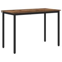 Produktbild för Matbord 110 x 100 x 75 cm METALL