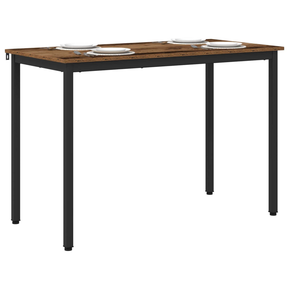 Produktbild för Matbord 110 x 100 x 75 cm METALL