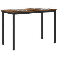 Produktbild för Matbord 110 x 100 x 75 cm METALL