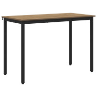 Produktbild för Matbord 110 x 100 x 75 cm METALL