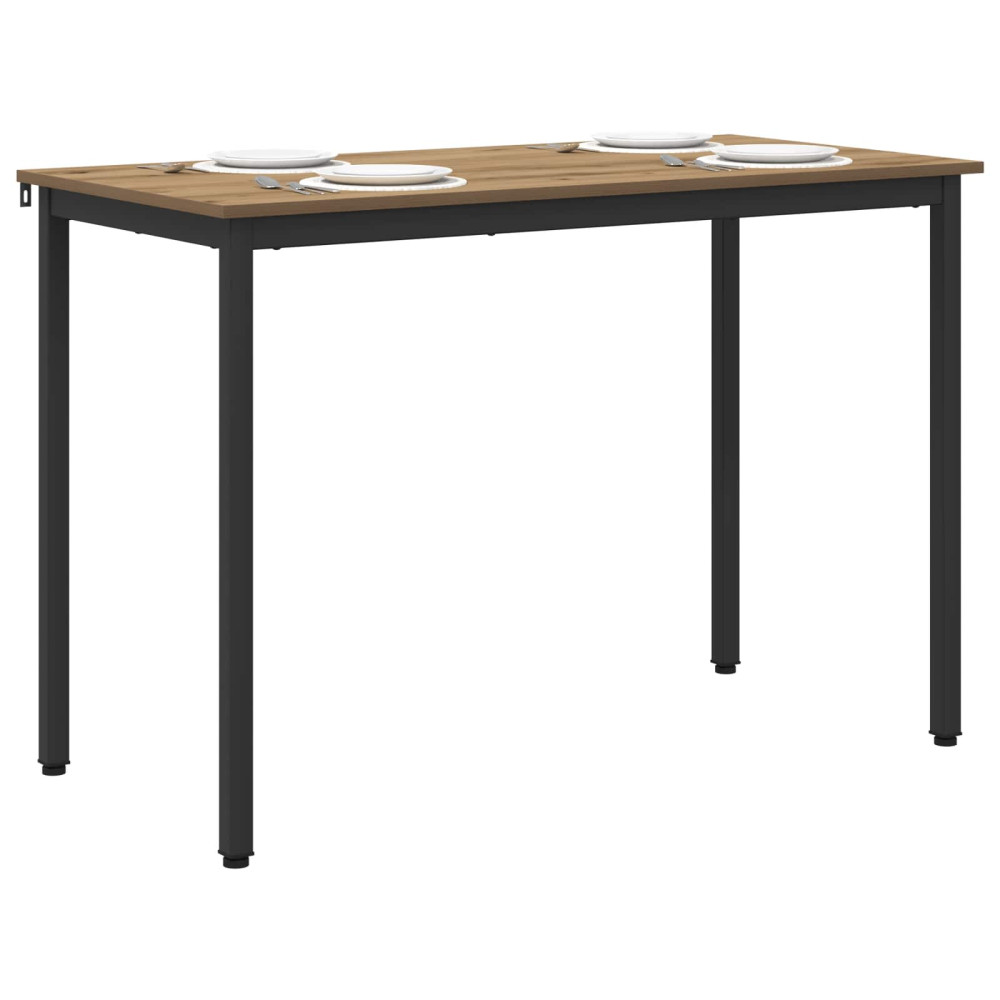 Produktbild för Matbord 110 x 100 x 75 cm METALL