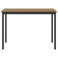 Produktbild för Matbord 110 x 100 x 75 cm METALL