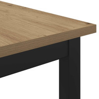 Produktbild för Matbord 110 x 100 x 75 cm METALL