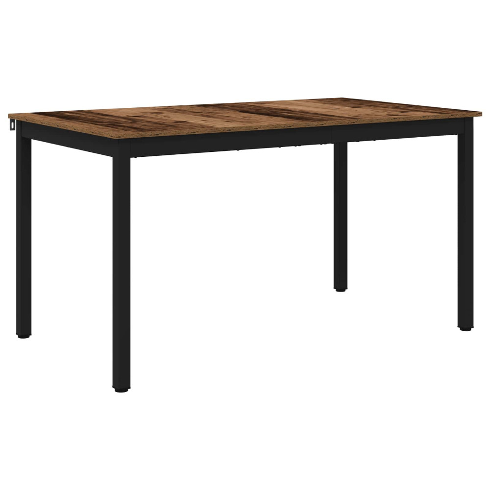 Produktbild för Matbord 140 x 80 x 75 cm METALL
