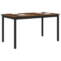Produktbild för Matbord 140 x 80 x 75 cm METALL