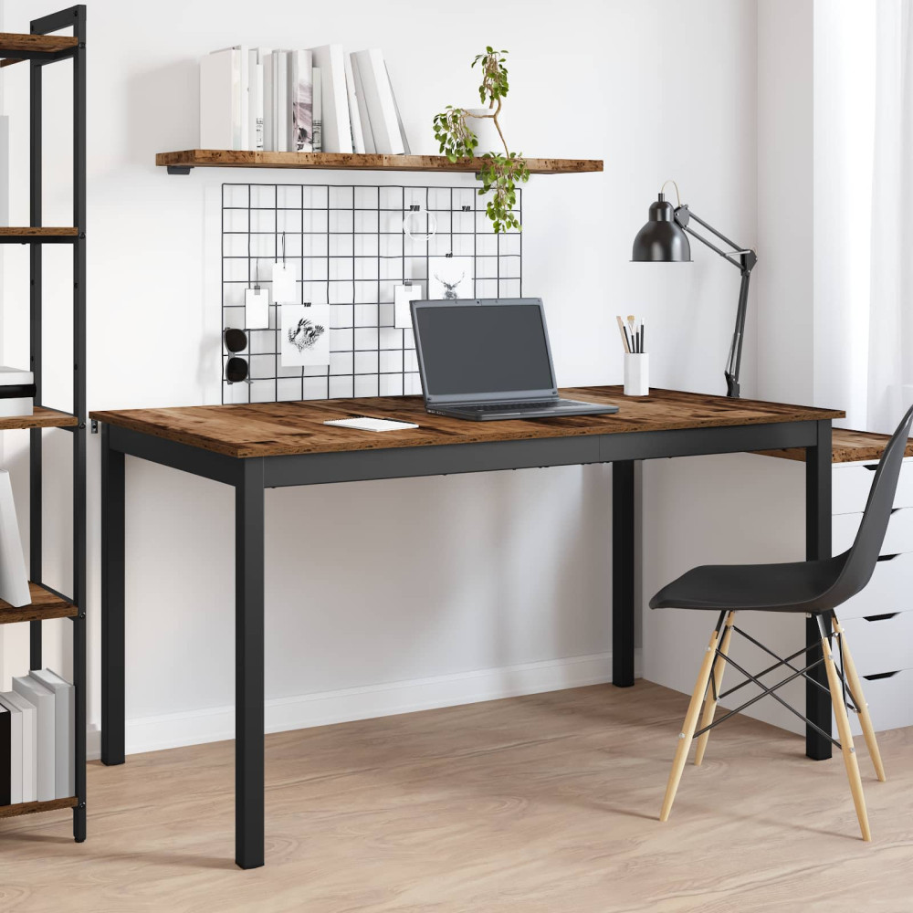 Produktbild för Matbord 140 x 80 x 75 cm METALL