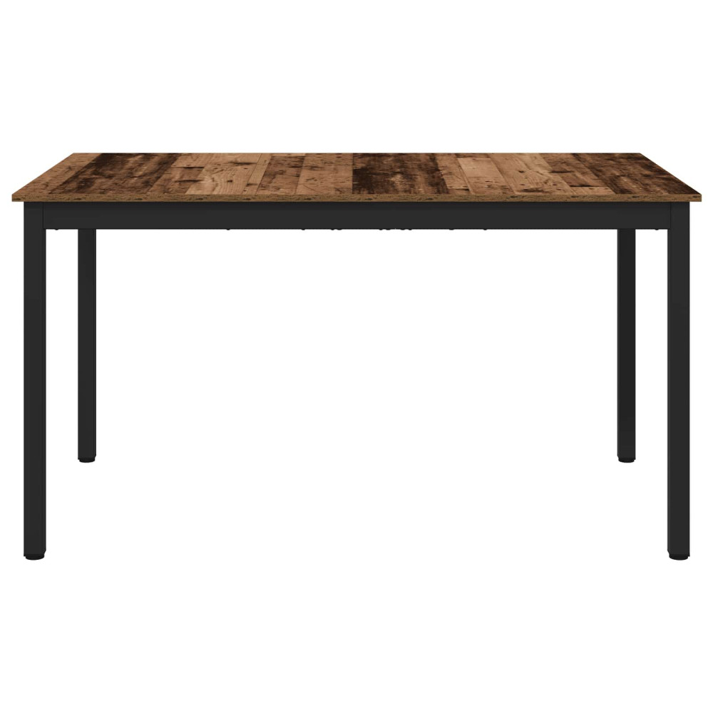 Produktbild för Matbord 140 x 80 x 75 cm METALL