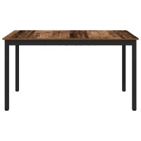 Produktbild för Matbord 140 x 80 x 75 cm METALL