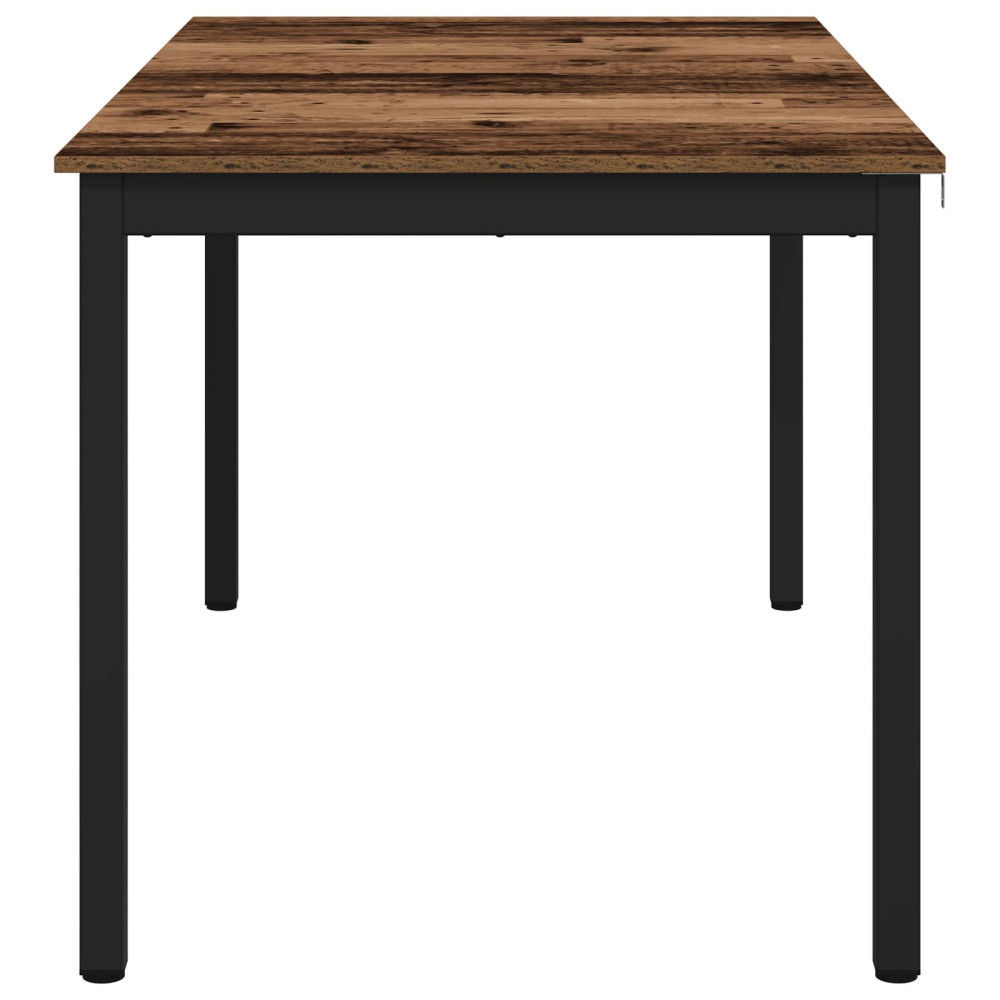 Produktbild för Matbord 140 x 80 x 75 cm METALL
