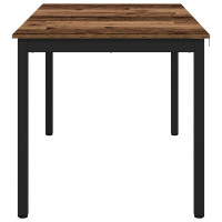 Produktbild för Matbord 140 x 80 x 75 cm METALL