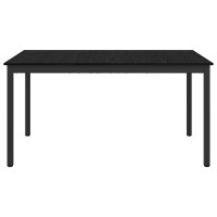 Produktbild för Matbord 150 x 78 x 75 cm METALL