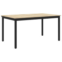 Produktbild för Matbord 150 x 78 x 75 cm METALL