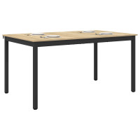 Produktbild för Matbord 150 x 78 x 75 cm METALL