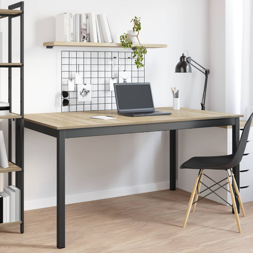 Produktbild för Matbord 150 x 78 x 75 cm METALL