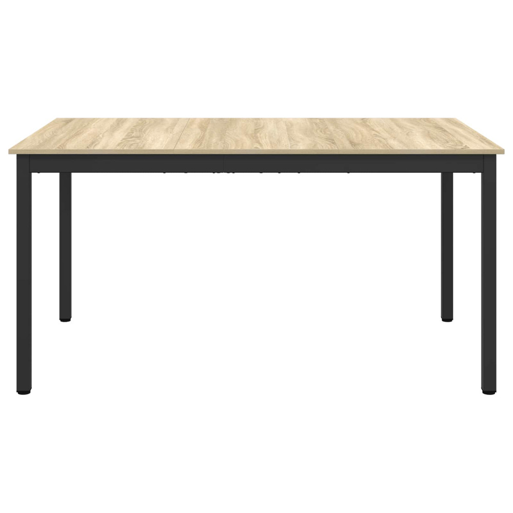 Produktbild för Matbord 150 x 78 x 75 cm METALL
