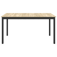 Produktbild för Matbord 150 x 78 x 75 cm METALL