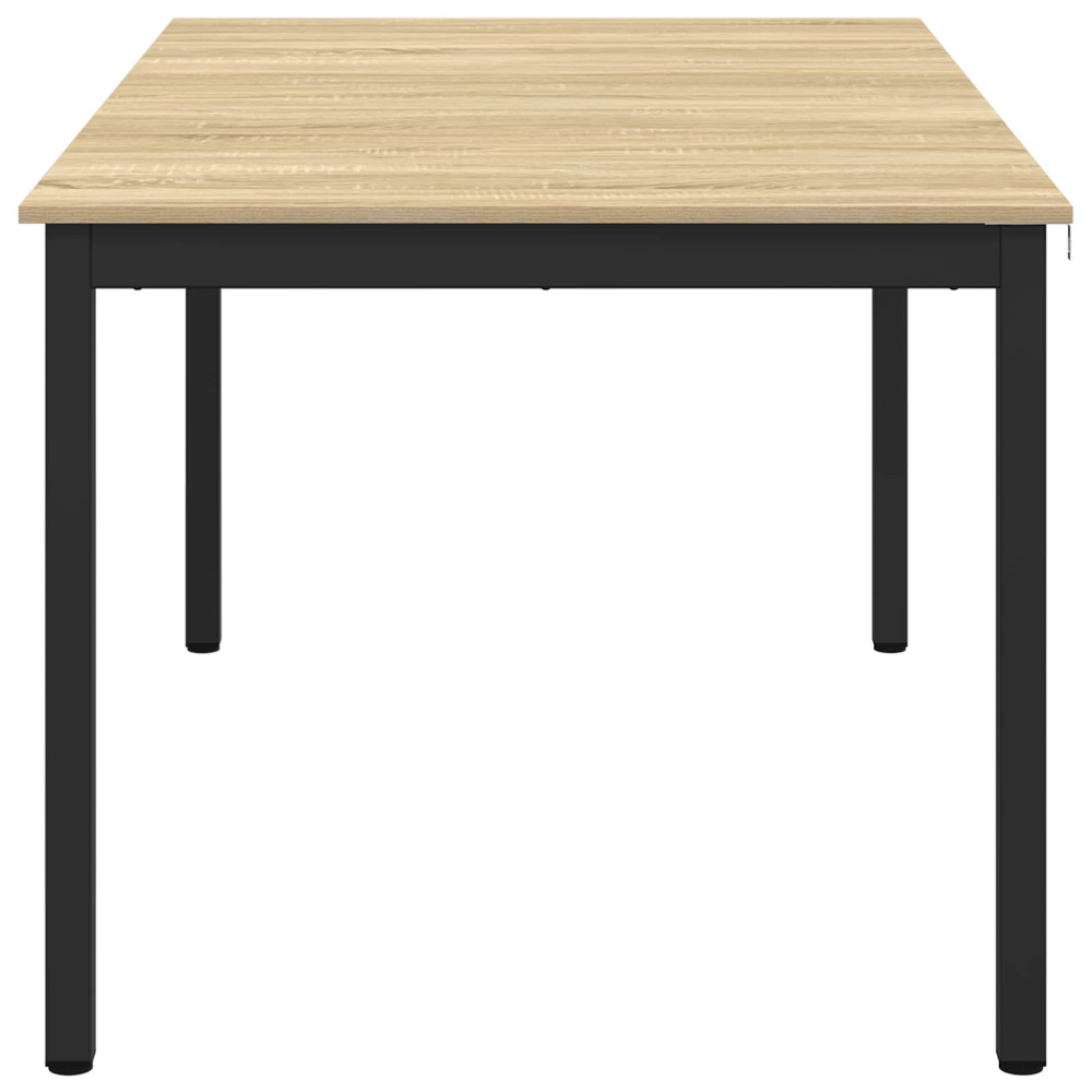 Produktbild för Matbord 150 x 78 x 75 cm METALL