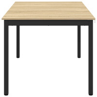 Produktbild för Matbord 150 x 78 x 75 cm METALL