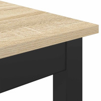 Produktbild för Matbord 150 x 78 x 75 cm METALL