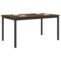 Produktbild för Matbord 150 x 78 x 75 cm METALL
