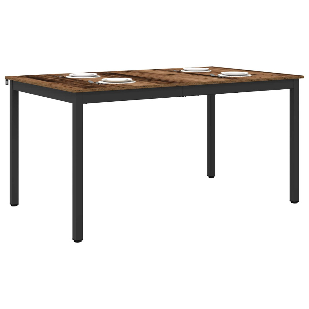 Produktbild för Matbord 150 x 78 x 75 cm METALL