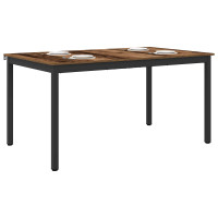 Produktbild för Matbord 150 x 78 x 75 cm METALL