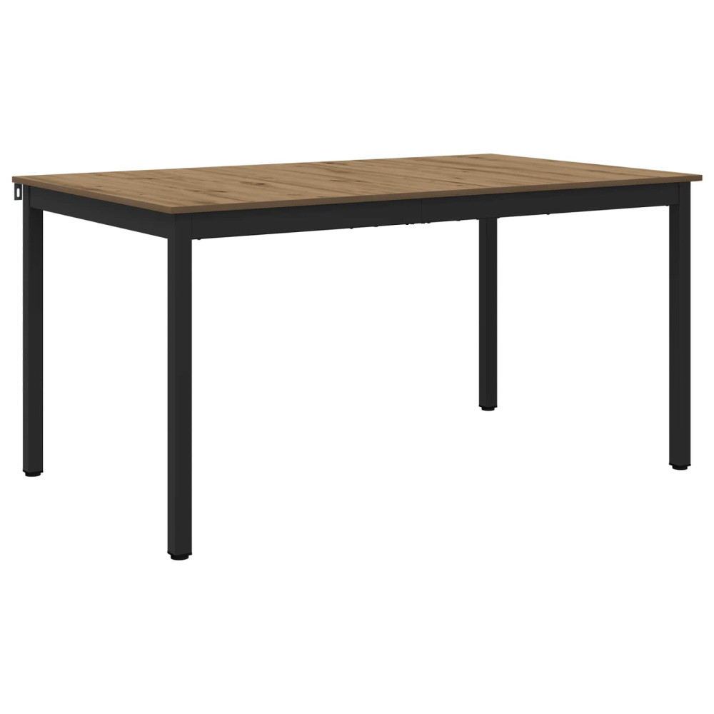 Produktbild för Matbord 150 x 78 x 75 cm METALL