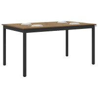 Produktbild för Matbord 150 x 78 x 75 cm METALL