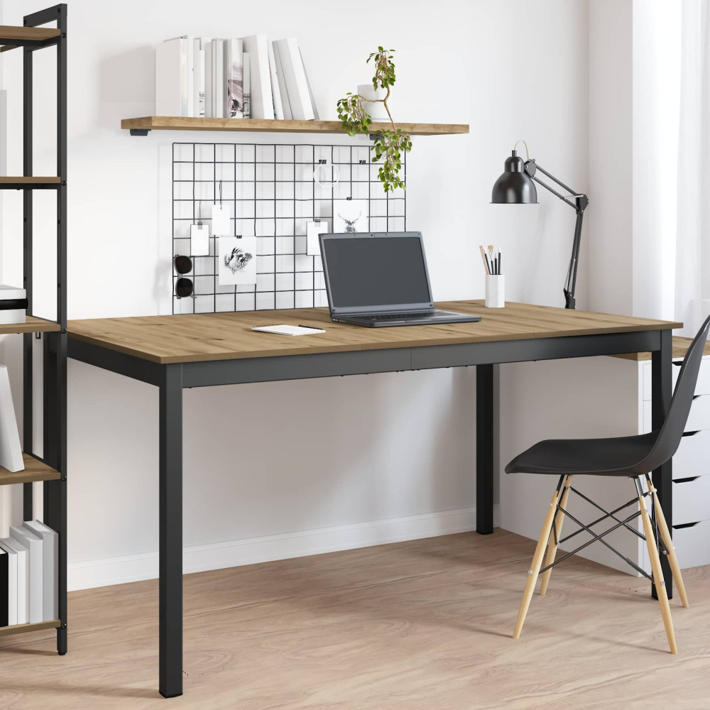 Produktbild för Matbord 150 x 78 x 75 cm METALL