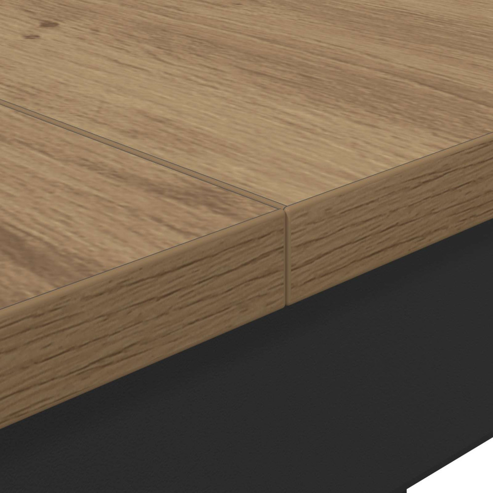 Produktbild för Matbord 150 x 78 x 75 cm METALL