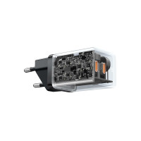 Produktbild för Baseus laddare Baseus GaN5 40W väggladdare, 2x USB C (svart)