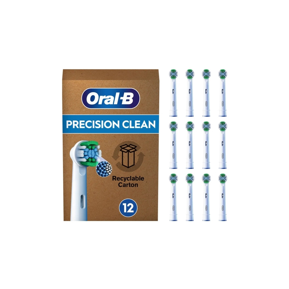 Produktbild för Oral-B Precision Clean , 12 styck, Vit, 3 månad (er), Oral-B...