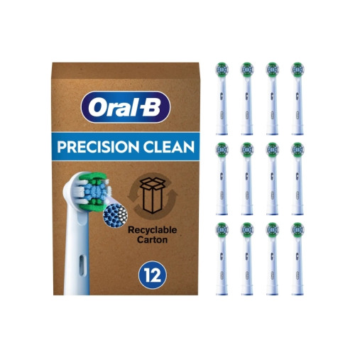 Braun Oral-B Precision Clean , 12 styck, Vit, 3 månad (er), Oral-B...