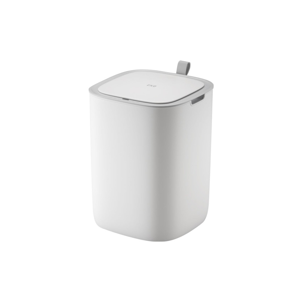 Produktbild för Papperskorg, Morandi, vit, plast, 12 l, med sensor och touch...
