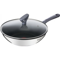 Produktbild för Tefal Daily Cook G7309955, Rund, Wokpanna, Rostfritt stål, R...