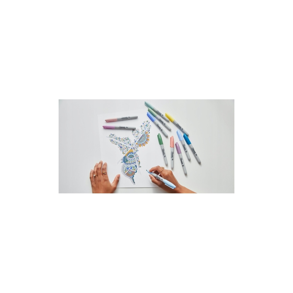 Produktbild för Sharpie Mystic Gems - markering - blandfärger (paket om 12)