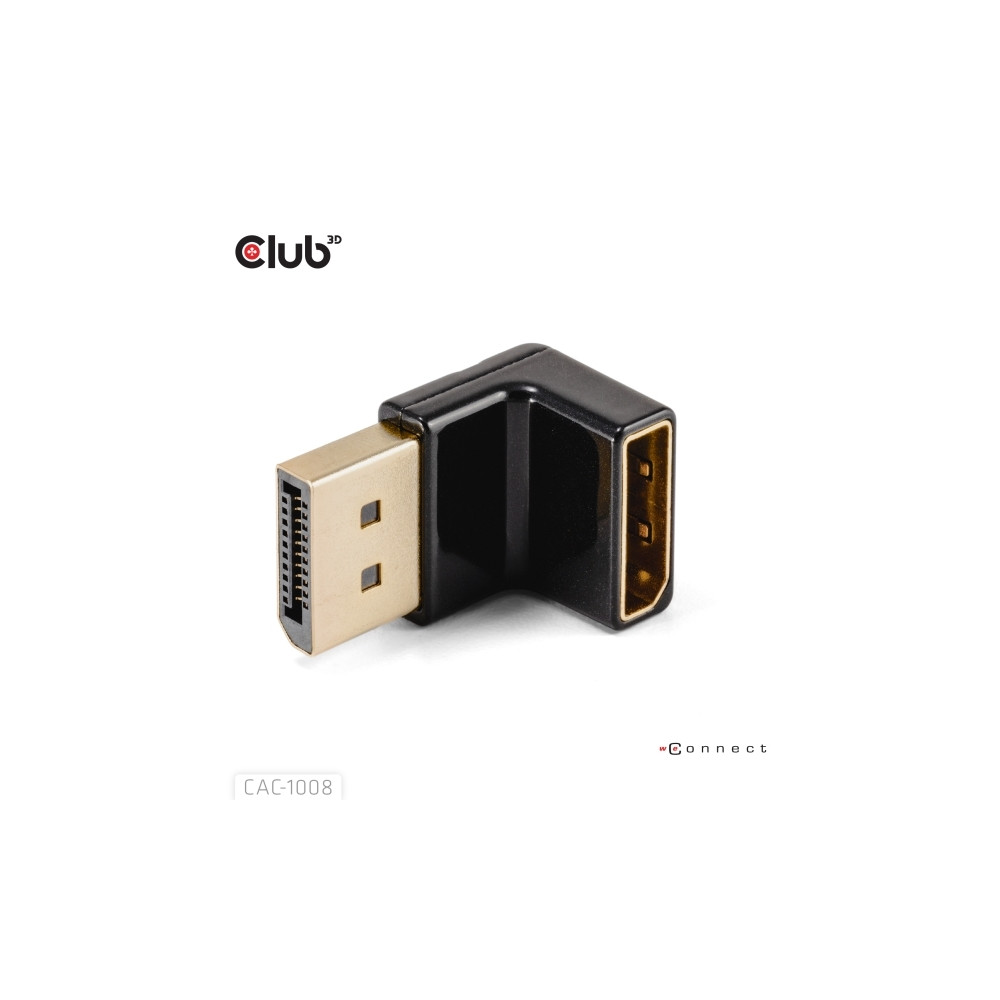 Produktbild för Club 3D - DisplayPort-adapter - DisplayPort till DisplayPort