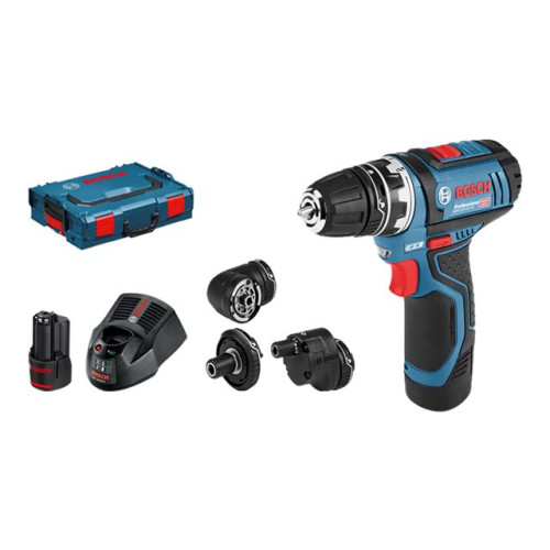 Bosch Bosch GSR 12V-15 FC Professional - borr/drivare - sladdlös - 2 hastigheter - 2 batterier