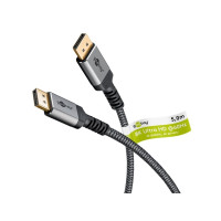 Produktbild för Goobay 65267, 5 m, DisplayPort, DisplayPort, Hankoppling, Ha...