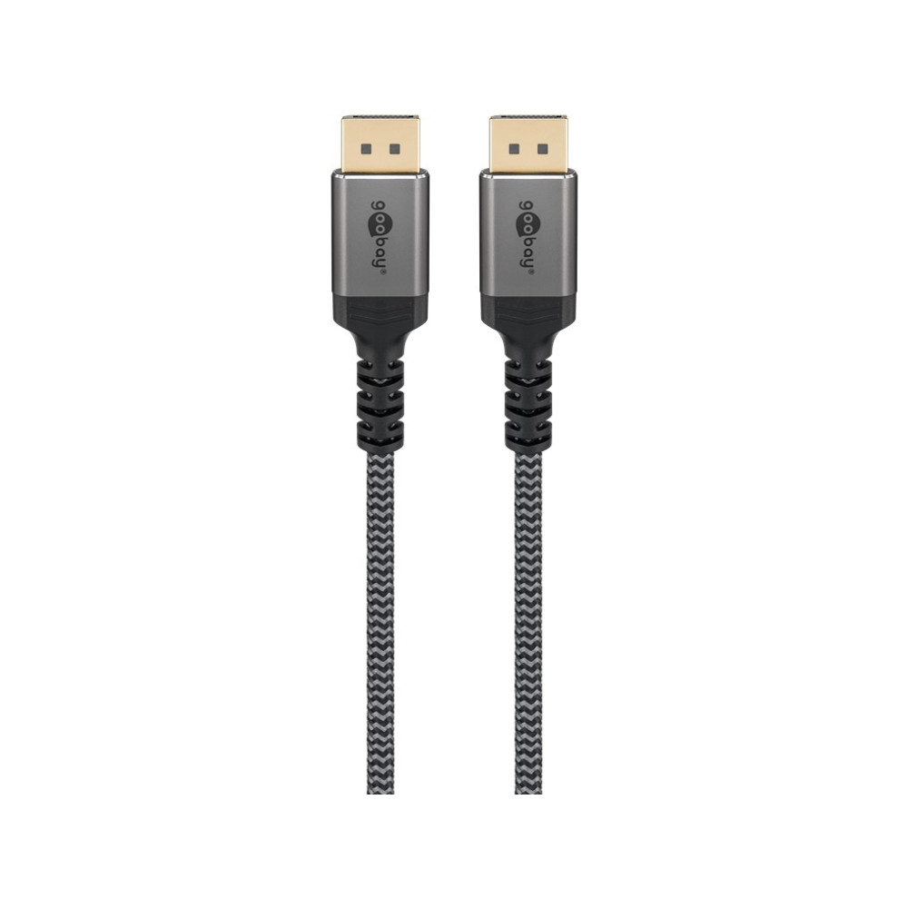 Produktbild för Goobay 65267, 5 m, DisplayPort, DisplayPort, Hankoppling, Ha...