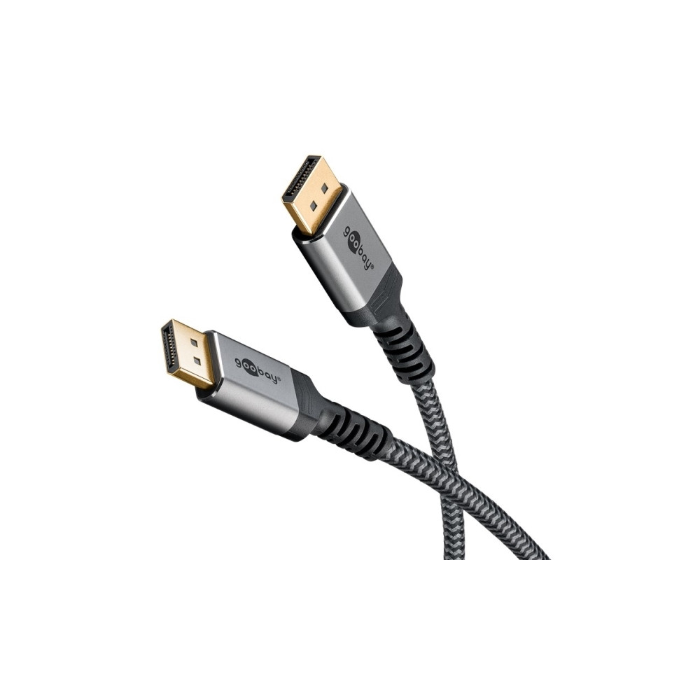 Produktbild för Goobay 65267, 5 m, DisplayPort, DisplayPort, Hankoppling, Ha...