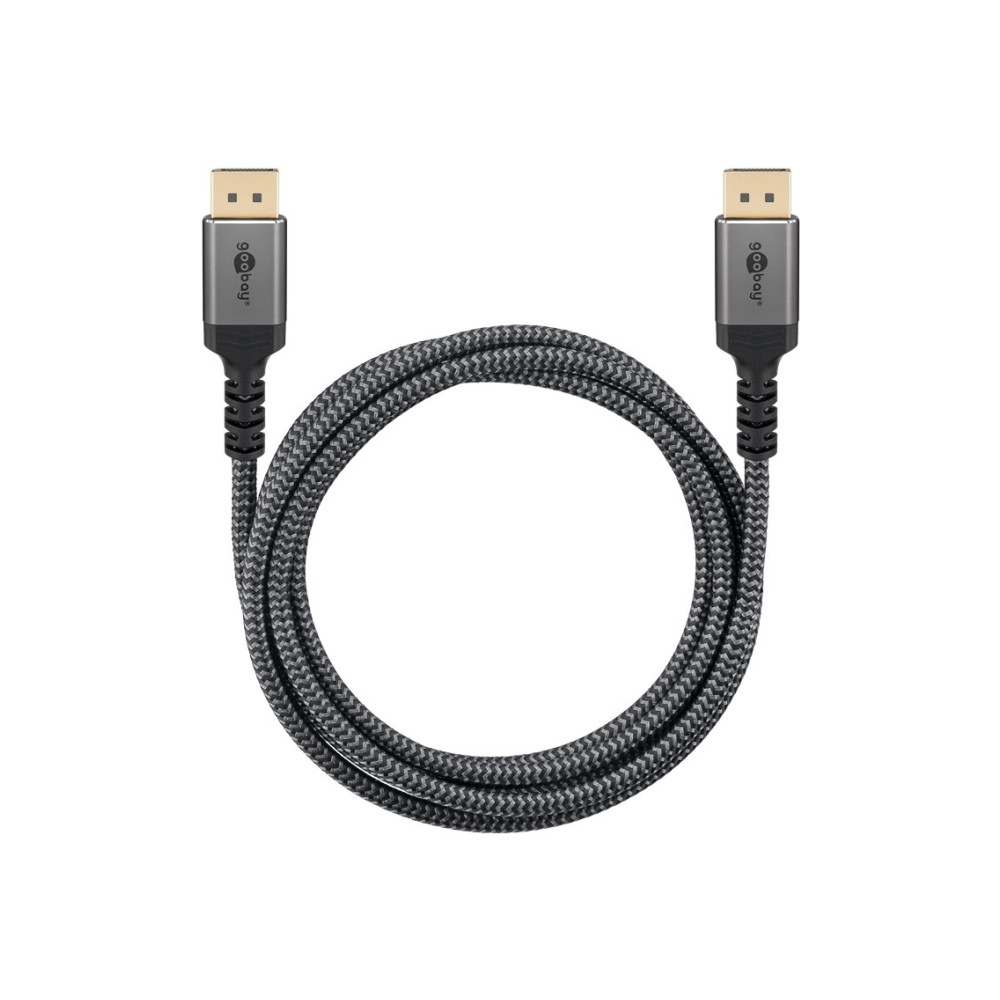 Produktbild för Goobay 65267, 5 m, DisplayPort, DisplayPort, Hankoppling, Ha...