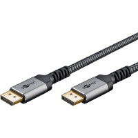 Produktbild för Goobay 65267, 5 m, DisplayPort, DisplayPort, Hankoppling, Ha...