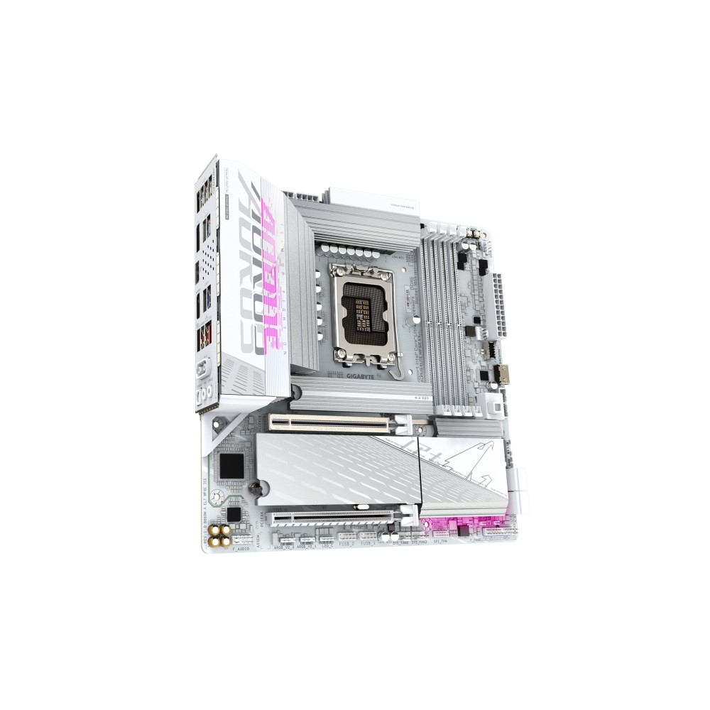 Produktbild för AORUS B860M ELITE WIFI6E ICE - moderkort - micro ATX - LGA1851-uttag - AMD B850