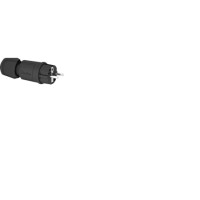 Produktbild för BALS Slagtålig kontakt schuko 16A 250V IP44, med Multi-Grip,...
