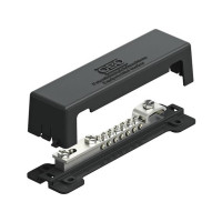 Produktbild för Bettermann potentialutjämningsskena 7x25mm2 + 1x10mm + 1x fl...
