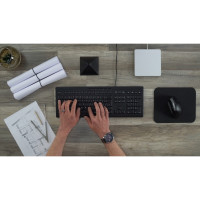Produktbild för CHERRY STREAM KEYBOARD - tangentbord - belgisk - svart Inmatningsenhet