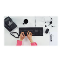 Produktbild för CHERRY STREAM KEYBOARD - tangentbord - belgisk - svart Inmatningsenhet