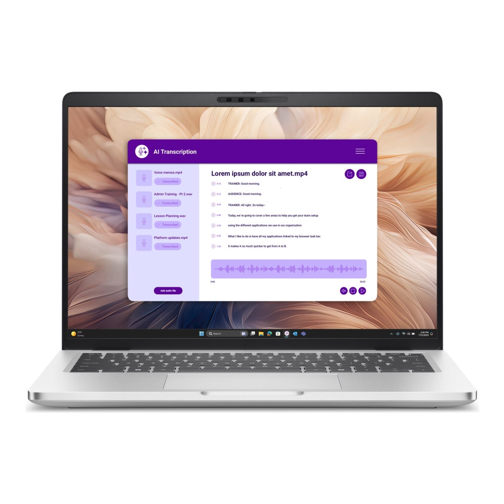 Produktbild för Dell Pro 14 Plus PB14250 - Copilot+ PC - 14" - Intel Core Ultra 5 - 236V - vPro Enterprise - 16 GB RAM - 512 GB SSD