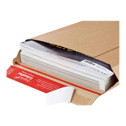 Colompac ColomPac CP 010 - postsäck - 353 x 518 mm - öppen ände - brun - paket med 20